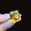 14K GOLD 5.77 CT NATURAL CITRINE & DIAMOND RING