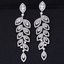 14k Gold 3.50 Ctw Natural H Diamond Earrings