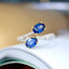 14.39 CTW TOPAZ RING &0.42 CT DIAMOND EARRINGS &0.90 SAPPHIRE RING & 1.21 CTW SAPPHIRE RING