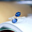 14.39 CTW TOPAZ RING &0.42 CT DIAMOND EARRINGS &0.90 SAPPHIRE RING & 1.21 CTW SAPPHIRE RING