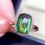 14k Gold 4.16 Ctw Natural Tourmaline & Diamond Ring