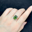 14k Gold 4.16 Ctw Natural Tourmaline & Diamond Ring