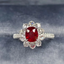 14K GOLD 1.59 CTW NATURAL RUBY & DIAMOND RING/PENDANT