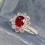 14K GOLD 1.59 CTW NATURAL RUBY & DIAMOND RING/PENDANT