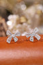 14k Gold 0.7 Ct Natural H Diamond Earrings