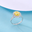 14K White Gold 1.84 CTW Natural Yellow Diamond & Diamond Ring