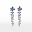 14K Yellow Gold 0.35 CTW Natural Blue Sapphire Earrings