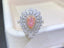 14K GOLD 1.89 CTW NATURAL PINK DIAMOND & DIAMOND RING/PENDANT