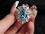 14K GOLD 8.07 CTW NATURAL PARAIBA TOURMALINE & DIAMOND RING