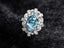 14K GOLD 8.07 CTW NATURAL PARAIBA TOURMALINE & DIAMOND RING