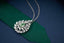 14K GOLD 1.66 CTW NATURAL GREEN DIAMOND & DIAMOND PENDANT