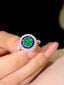 14K GOLD 2.00 CTW VIVID GREEN NATURAL EMERALD & DIAMOND RING/PENDANT