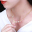 18K GOLD 2.6 CT NATURAL OPAL & DIAMOND NECKLACE