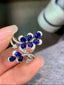 14K White Gold 2.57 CTW Natural Sapphire & Diamond Ring