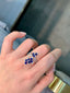 14K White Gold 2.57 CTW Natural Sapphire & Diamond Ring