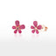 14K Rose Gold 0.35 CTW Natural Ruby Earrings