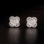 14k Gold 0.7 Ct Natural H Diamond Earrings