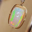 14k Gold 36.73 Ctw Natural Opal & Diamond Pendant( Without Chain )