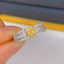 14k Gold 0.68 Ct Natural Color Diamond Ring