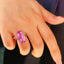 14k Gold 17.11 Ctw Natural Kunzite & Tsavorite Ring