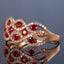 14k Gold 1.03 Ctw Natural Ruby & Diamond Ring