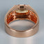 14k Gold 2.05 Ct Natural Sapphire & Diamond & Men's Ring