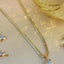 14K  Gold 0.12 CT H Diamond Necklace