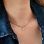 14K  Gold 0.12 CT H Diamond Necklace