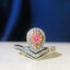 14K GOLD 0.36 CTW PINK DIAMOND & DIAMOND RING