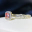 14K GOLD 0.475 CTW PINK DIAMOND & DIAMOND RING