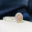 14K GOLD 0.34 CTW PINK DIAMOND & DIAMOND RING