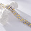 14K GOLD 7.72 CTW NATURAL YELLOW DIAMOND & DIAMOND BRACELET