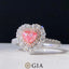 GIA CERTIFIED 14K GOLD 1.15 CTW NATURAL PINK DIAMOND & DIAMOND RING/PENDANT