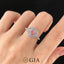 GIA CERTIFIED 14K GOLD 1.15 CTW NATURAL PINK DIAMOND & DIAMOND RING/PENDANT