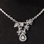 14K GOLD 2.5 CT NATURAL H DIAMOND NECKLACE