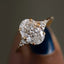 14K GOLD 2.12 CT NATURAL H DIAMOND RING