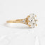 14K GOLD 2.12 CT NATURAL H DIAMOND RING