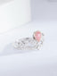 14K GOLD 0.98 CTW NATURAL PINK DIAMOND & DIAMOND RING