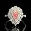 14K GOLD 1.43 CTW NATURAL PINK DIAMOND & DIAMOND RING/PENDANT