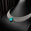 High-end 14K GOLD 36.03 CTW NATURAL PARAIBA TOURMALINE & DIAMOND NECKLACE (Video)