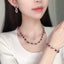 High-end 14K GOLD 34.87 CTW PIGEON BLOOD RED NATURAL RUBY & DIAMOND JEWELRY SET ( Video)