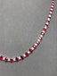 High-end 14K GOLD 21.14 CTW PIGEON BLOOD RED NATURAL RUBY & DIAMOND NECKLACE ( Video)