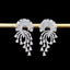 14K GOLD 1 CT NATURAL H DIAMOND EARRINGS