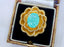 14K GOLD 3.29 CTW NATURAL PARAIBA TOURMALINE & DIAMOND RING