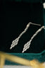 14K GOLD 0.8 CT NATURAL H DIAMOND EARRINGS