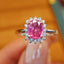 14K GOLD 1.44 CTW NATURAL PADPARADSCHA SAPPHIRE & DIAMOND RING