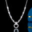 14K GOLD 0.52 CT NATURAL H DIAMOND NECKLACE