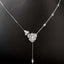 14K GOLD 0.60 CT NATURAL H DIAMOND NECKLACE