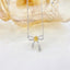 14K GOLD 0.38 CTW NATURAL YELLOW DIAMOND & DIAMOND NECKLACE