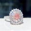 14K GOLD 1.01 CTW NATURAL PINK DIAMOND & DIAMOND RING/PENDANT